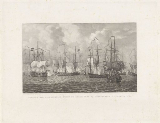 Naval Battle at Doggersbank, 5 August 1781