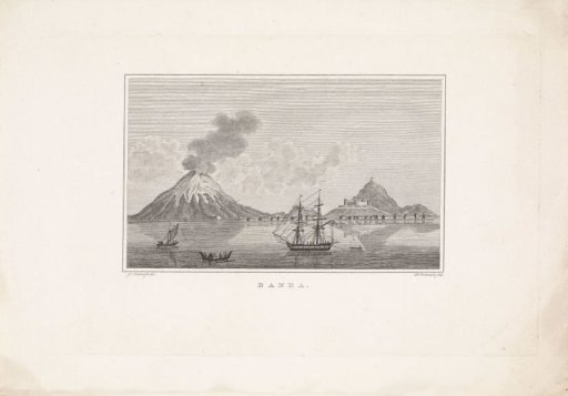 View of Bandaneira with the fort Belgica