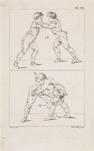 Physical exercises; wrestling A