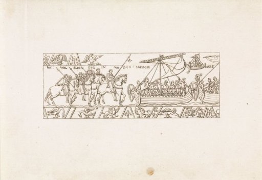 William the Conqueror on the embroidery of Queen Matilda
