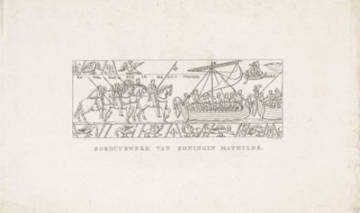 William the Conqueror on the embroidery of Queen Matilda