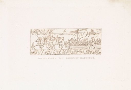William the Conqueror on the embroidery of Queen Matilda