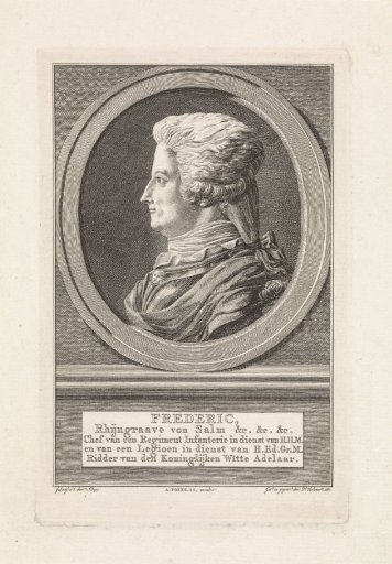 Portrait of the army commander Frederik III, Rhenish Count of Salm