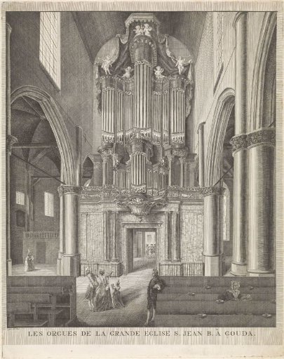 Organ of the St. John's Church in Gouda