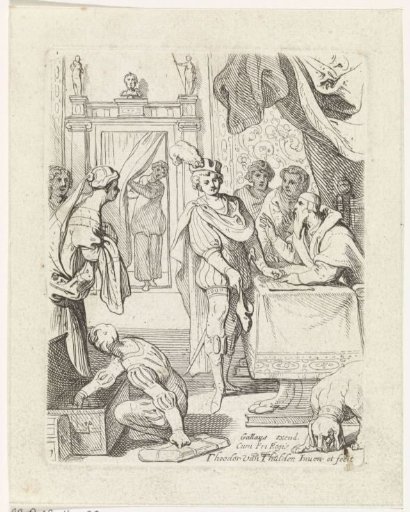 The Prodigal Son Receives His Inheritance