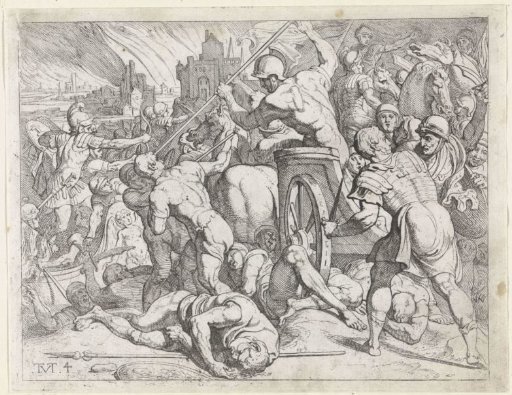 Odysseus Fights the Ciconians