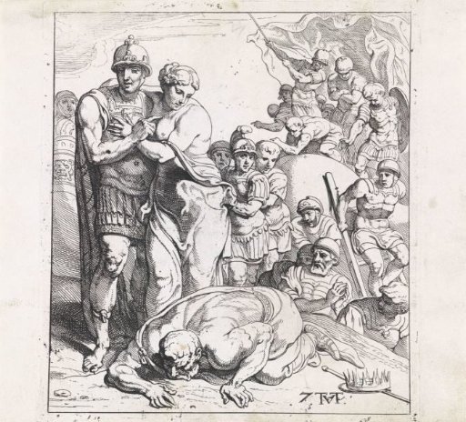 Return of Agamemnon and Cassandra to Mycenae