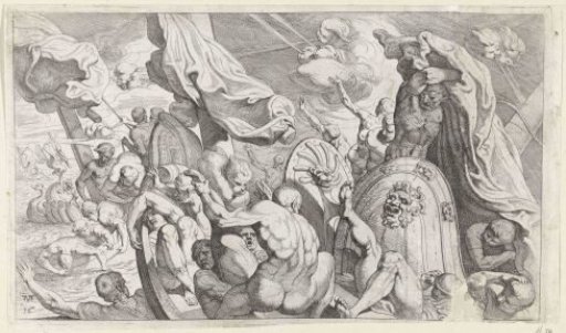 Odysseus's Companions Open the Bag of Winds