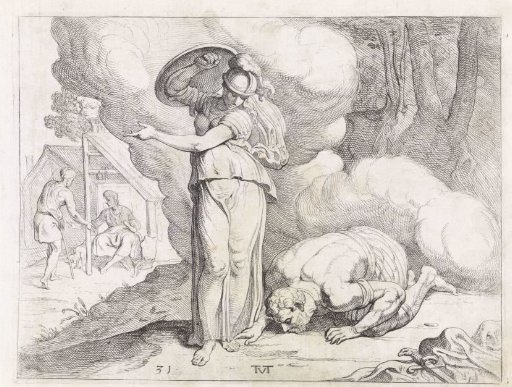 Minerva Shows Ithaca to Odysseus