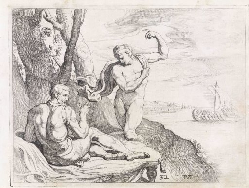 Minerva Appears in the Disguise of Telemachus to Odysseus