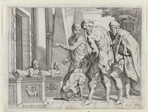 Odysseus Recognized by His Dog Argus