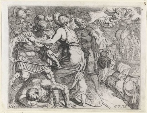 Jupiter and Minerva Stop the Fight Between Odysseus and the Ithacans
