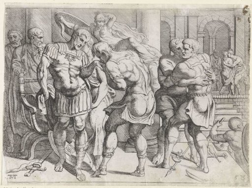 Reconciliation Between Odysseus and the Ithacan Rebels