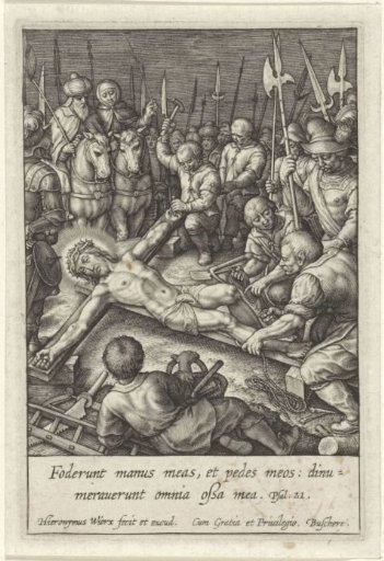 Christ Being Nailed to the Cross
