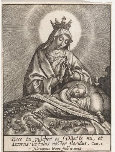 Mary and the Sleeping Christ Child