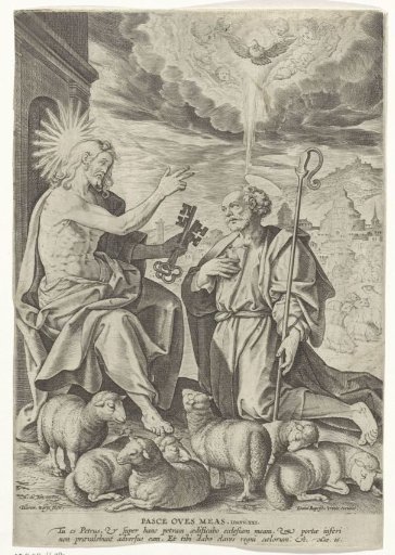 Christ handing the Keys of Heaven to Peter