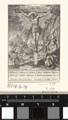 The Soul Climbing to the Crucified Christ