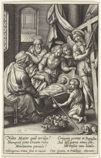 Christ Child Asleep in the Cradle