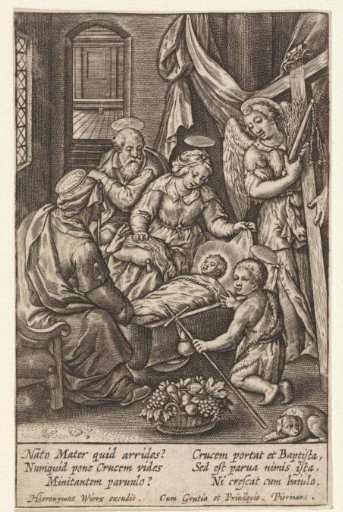 Christ Child Asleep in the Cradle