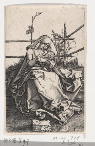 Mary suckling the Christ Child