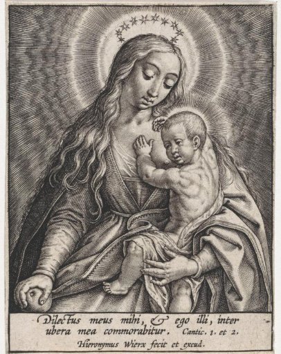 Mary with the Christ Child at her breast