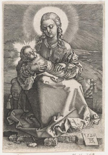 Mary with the Christ Child on her lap