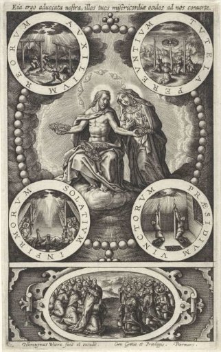 Christ distributing crowns