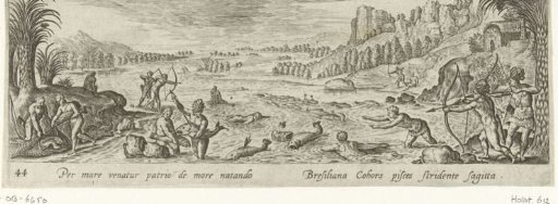 Fishing by the indigenous inhabitants of America