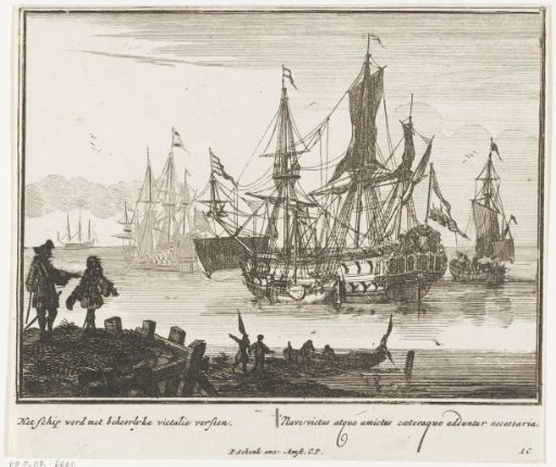 Provisioning the ship, plate no. 10, ca. 1700