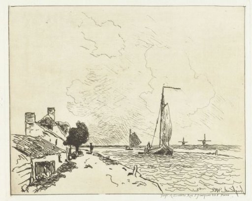 Two sailing ships