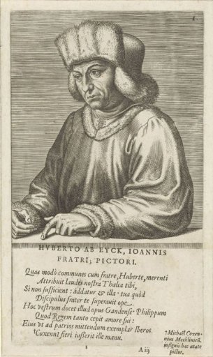 Portrait of the painter Hubert van Eyck