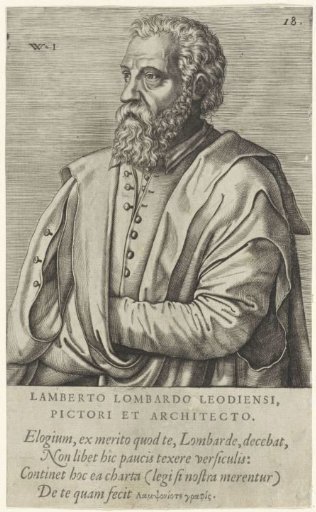 Portrait of the painter Lambert Lombard