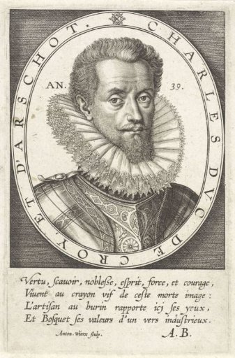 Portret van Charles de Croy, vierde hertog van Aarschot, op 39-jarige leeftijd