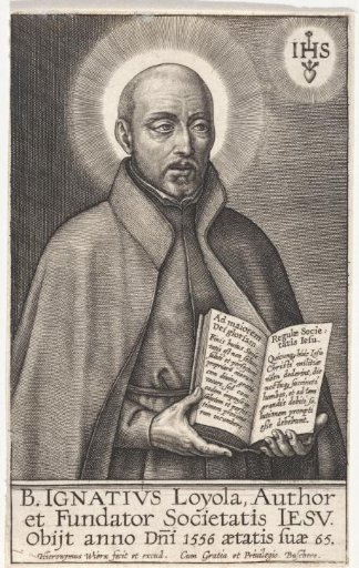 Portrait of Ignatius of Loyola, founder of the order of the Jesuits