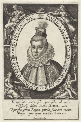 Portrait of Isabella Clara Eugenia, Infanta of Spain
