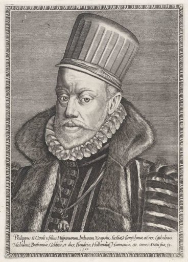 Portrait of Philip II, King of Spain, at the age of 59