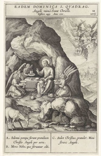 Angels Provide for Christ