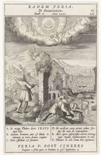 The hypocrite gathers treasures