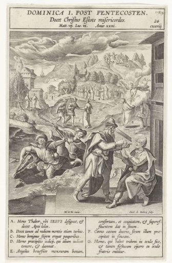 The parable of the splinter and the beam, and the parable of the blind leading the blind
