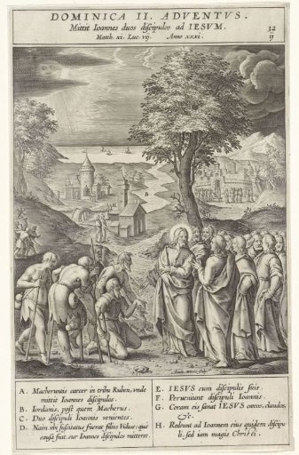 Christ answers the messengers of John