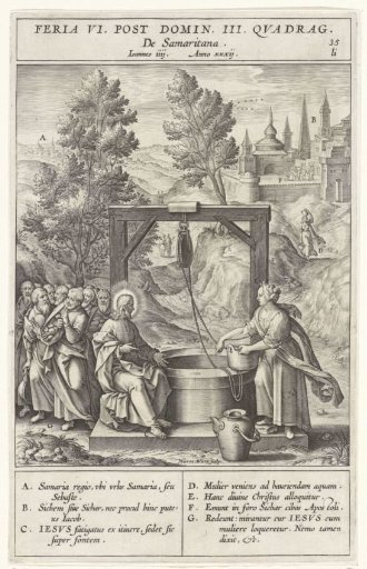Christ and the Samaritan woman at the well