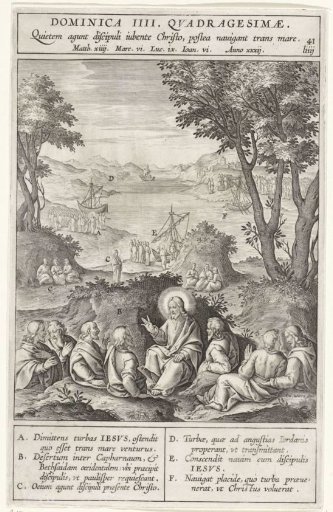 Christ among his disciples