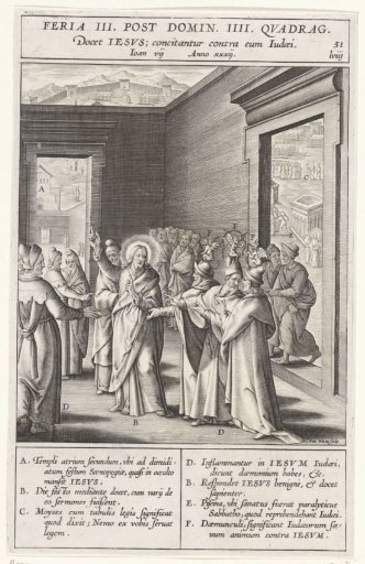 Christ's sermon in the temple