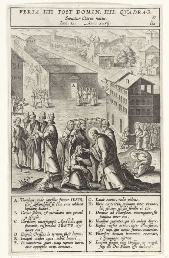 Christ heals a man who was born blind