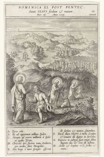 Christ Heals a Deaf Man Who Spoke with Difficulty