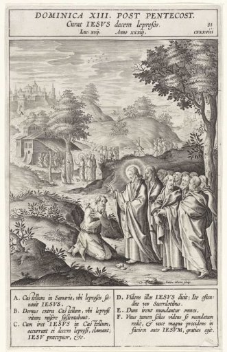 Christ Heals Ten Men with Leprosy