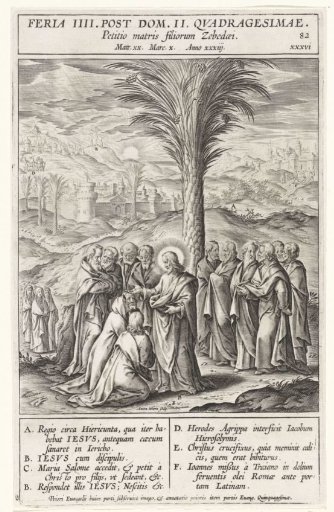 Christ and the Mother of the Sons of Zebedee