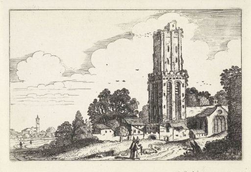 Landscape with a Collapsed Church Tower