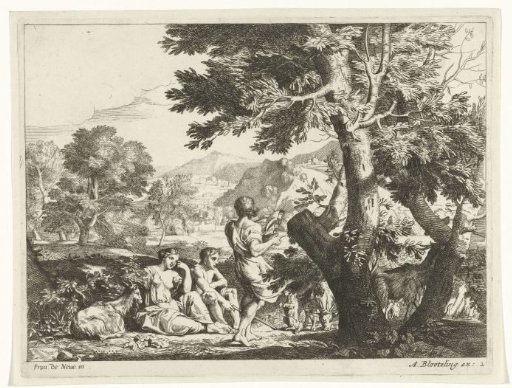 Landscape with Shepherds and a Dog