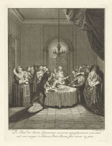 Doctor Renzo Forbids Sancho to Eat